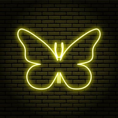 Night light Neon Amazing — Butterfly