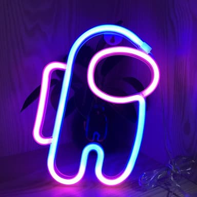Night light Neon Amazing — Among Us Blue