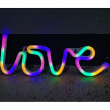 Night light Neon Sign — Love / Heart Colorful